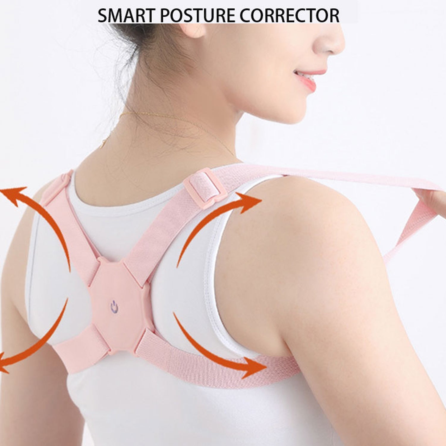 6875 Smart Back Posture Corrector, Shoulder and Back Posture Band Posture Reminder with Smart Vibration Sensor Reminder for Kids Men and Women 6875 Smart Back Posture Corrector, Shoulder and Back Posture Band Posture Reminder with Smart Vibration Sensor Reminder for Kids Men and Women